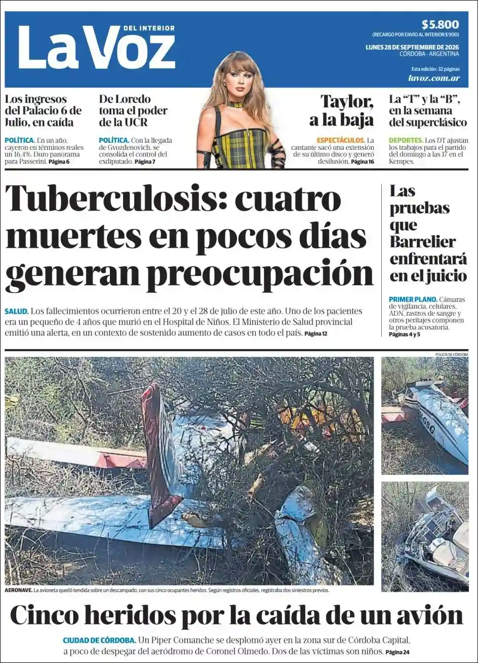Estudios Max | DIUCKO DIGITAL - Tapa del diario La Voz